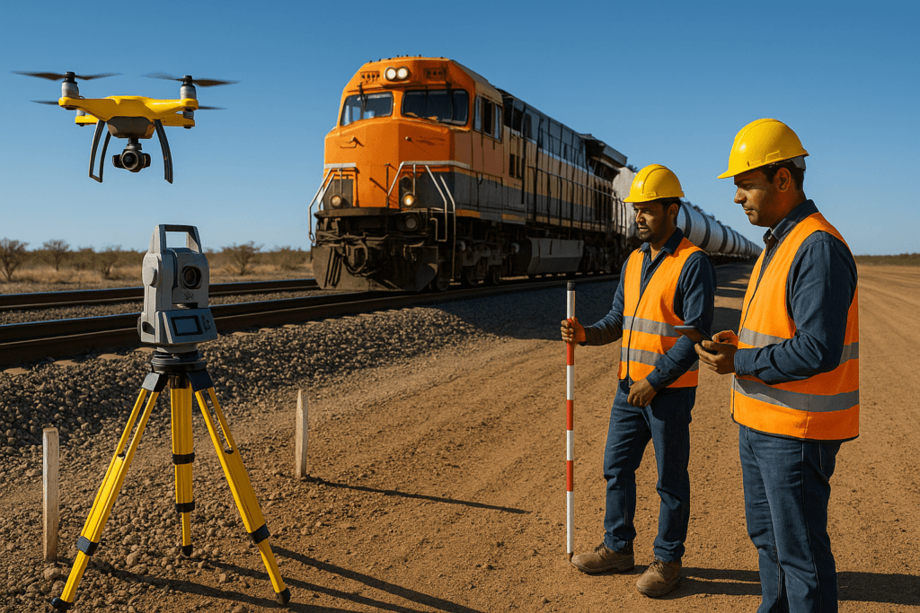 Final Location Survey for Railway Station-min