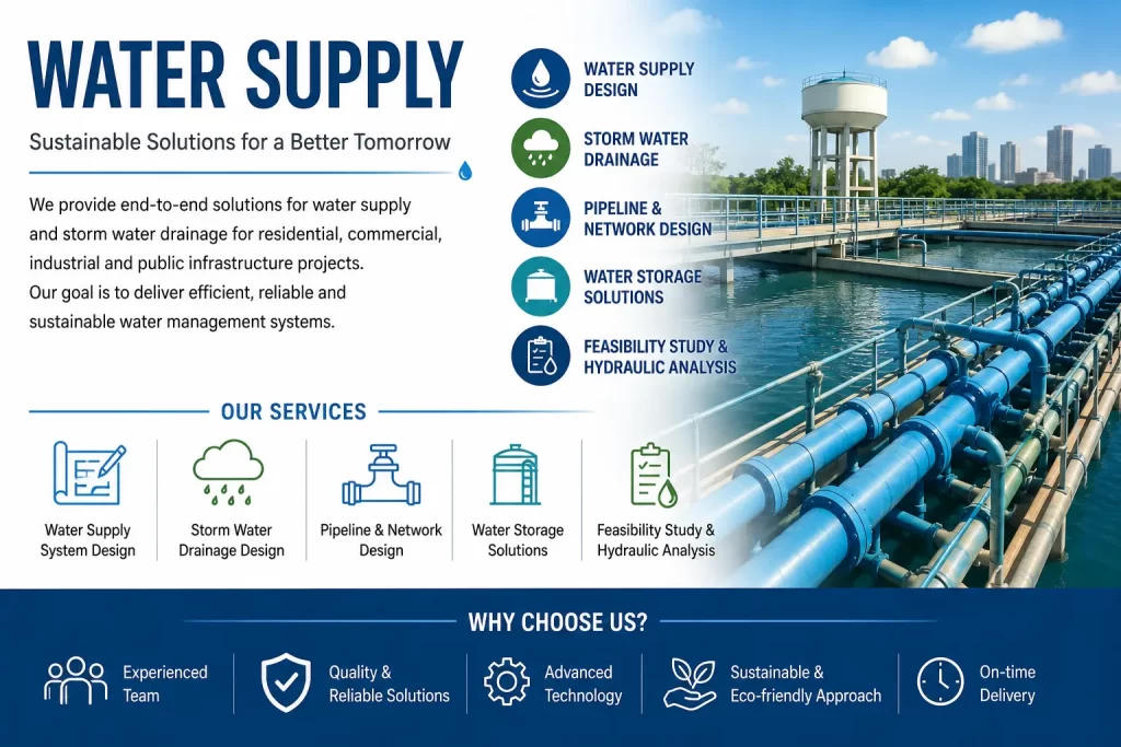 Water supply design companies