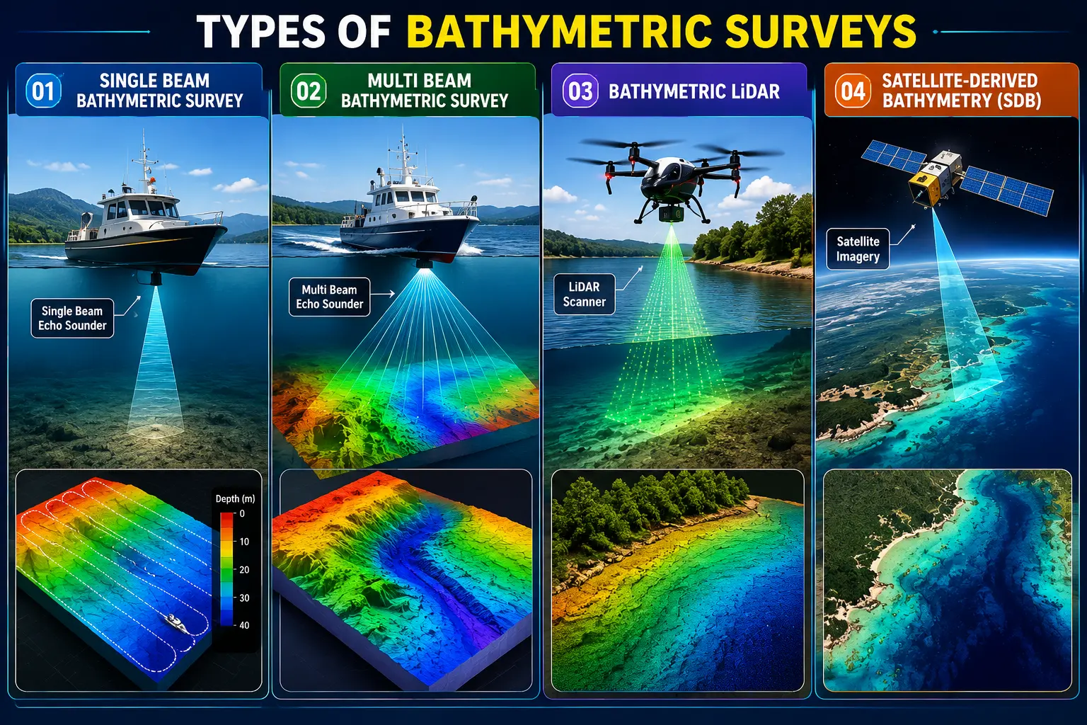Bathymetric Survey in Coimbatore