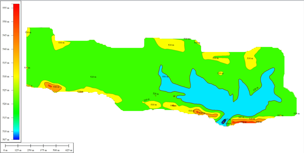 Contour map